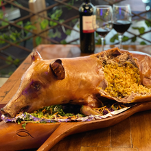 Load image into Gallery viewer, Cochinillo Stuffed with Paella Valenciana
