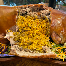 Load image into Gallery viewer, Cochinillo Stuffed with Paella Valenciana
